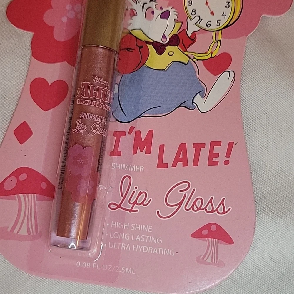 NEW Limited Edition Disney Alice in Wonderland Lip Gloss Bundle